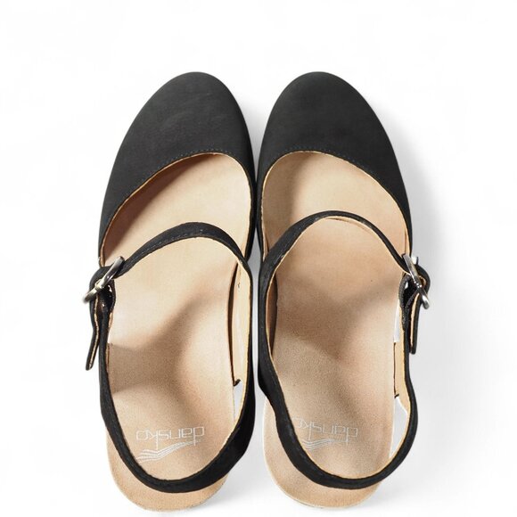 Dansko Black and Tan Women's Sandals - Picture 10 of 13